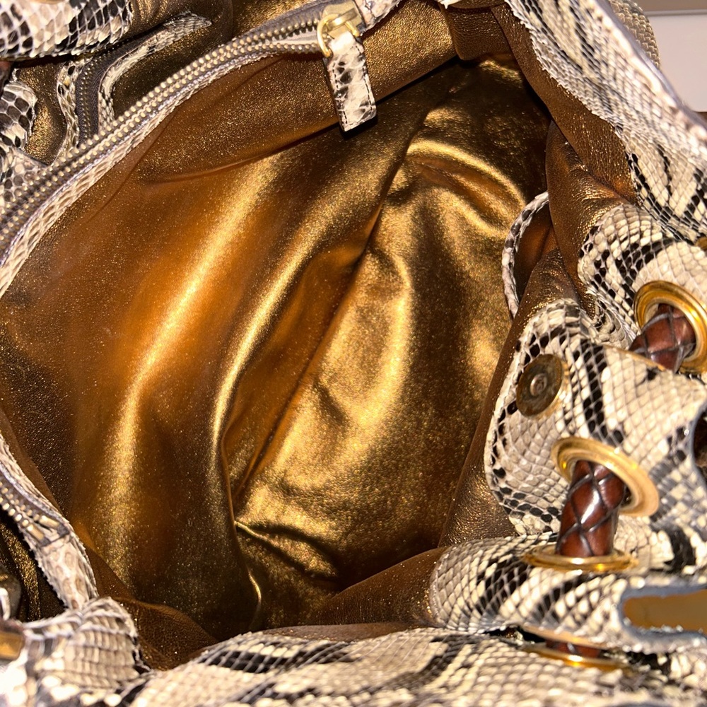 Python Michael Kors Collection Ring Bag - image 7